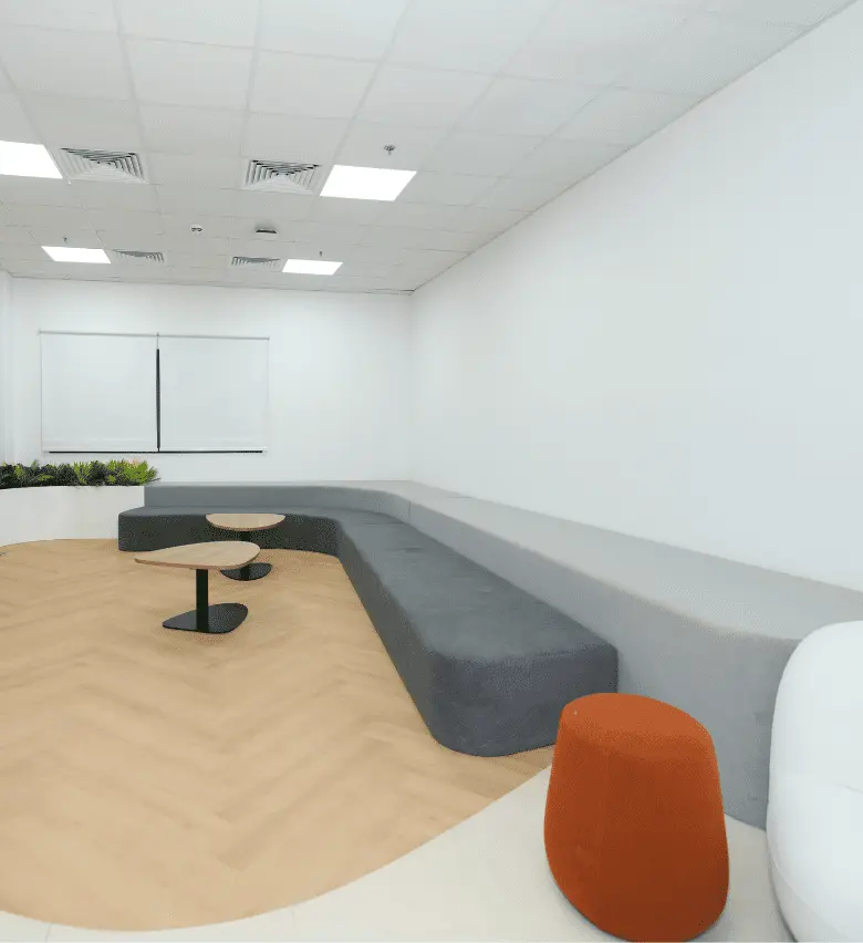 FS Reception interior design and build project by D&B Co.